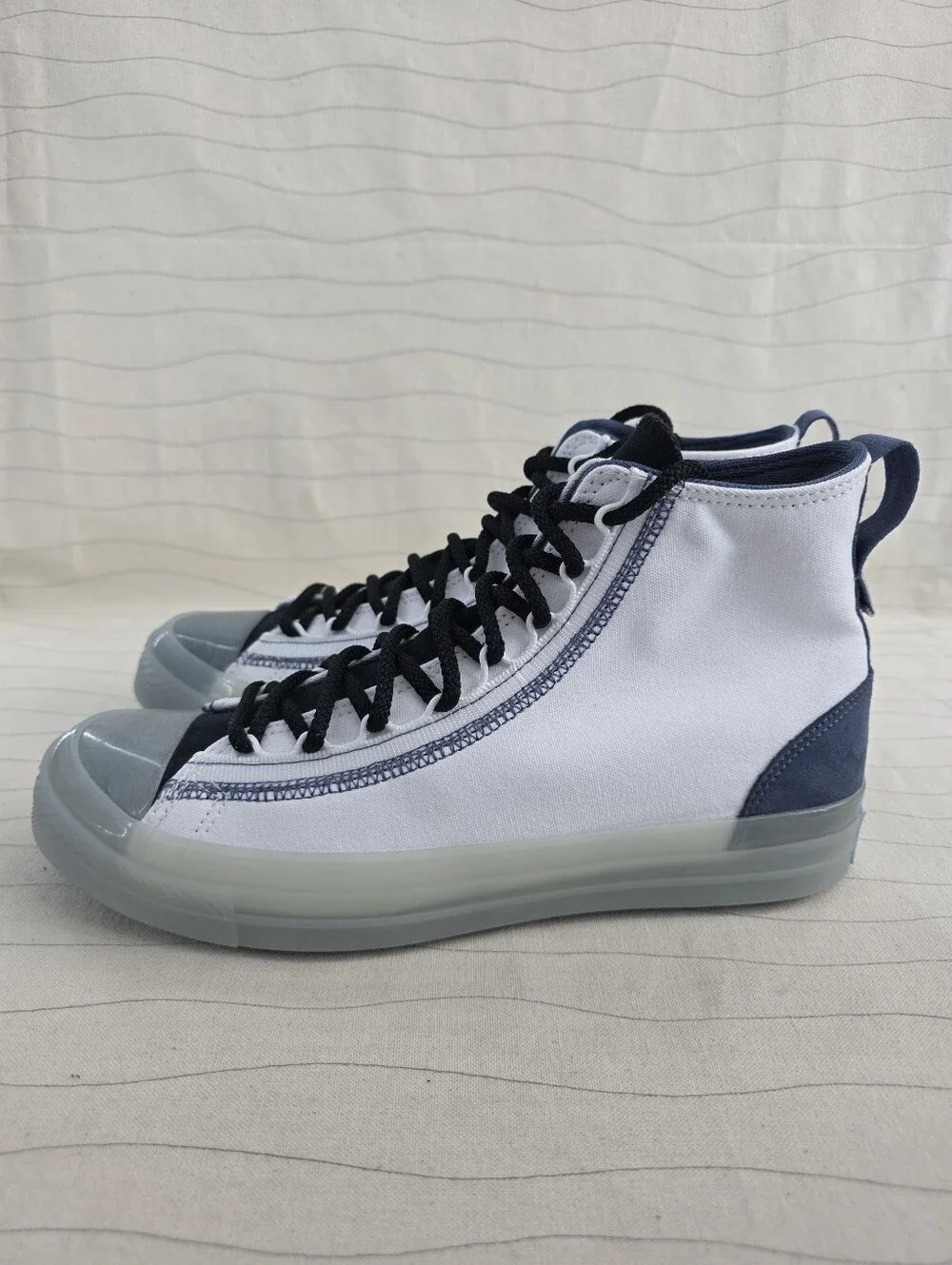 Converse Mens Chuck Taylor All Star CX EXP2 White Blue Shoes A12869C Size 10.5 - Picture 4 of 12